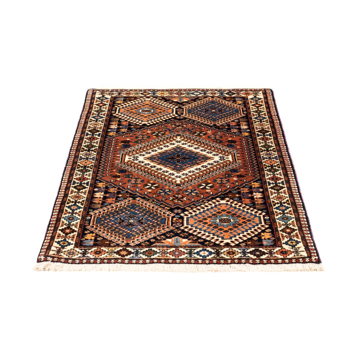 Perski dywan - Nomadyczny - 127 x 80 cm - czerwony