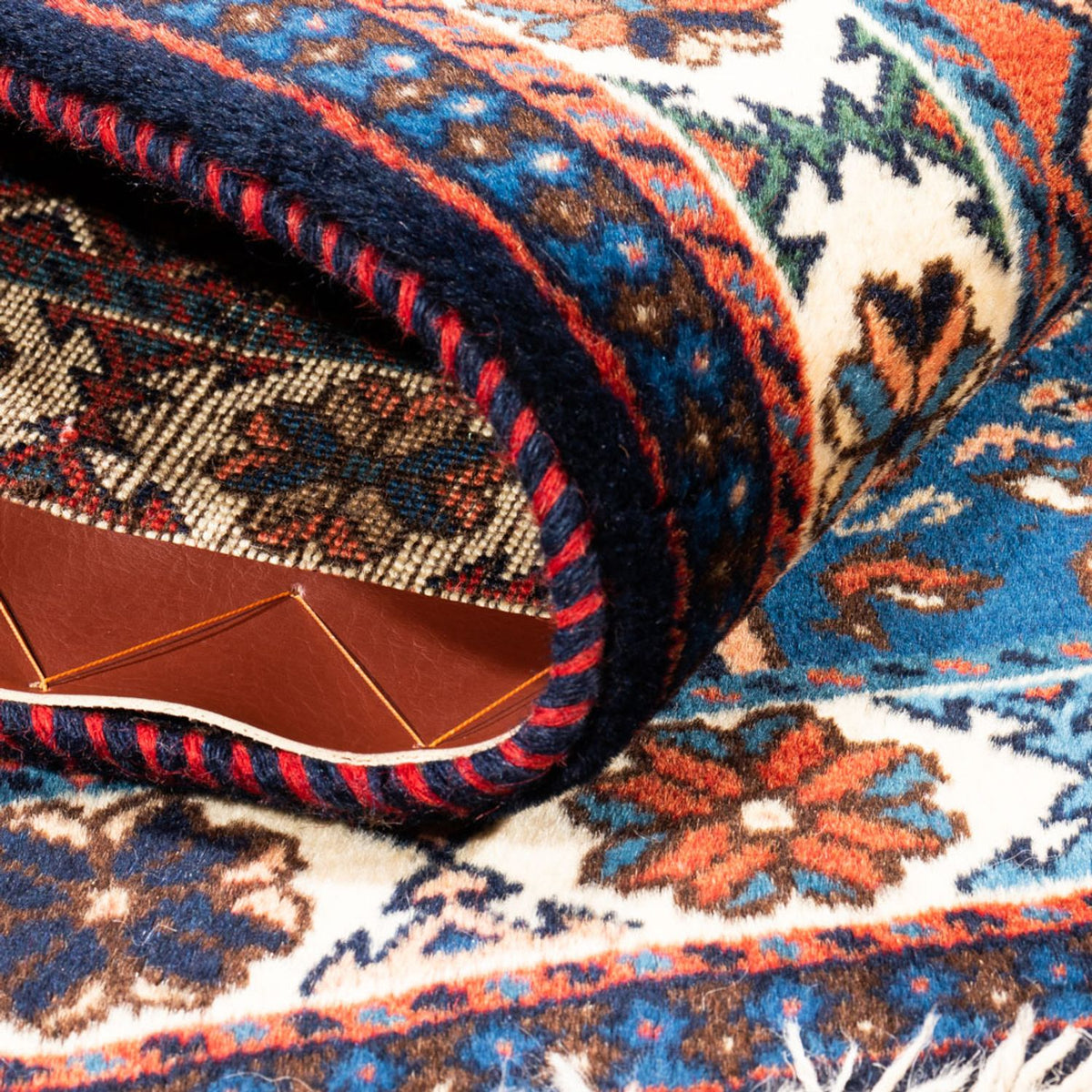 Perski dywan - Nomadyczny - 127 x 83 cm - niebieski