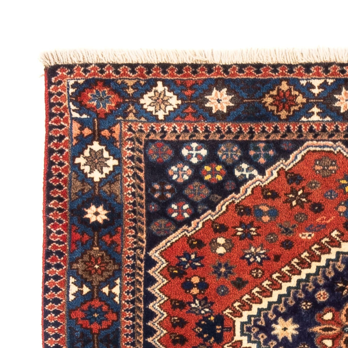 Perski dywan - Nomadyczny - 122 x 84 cm - czerwony