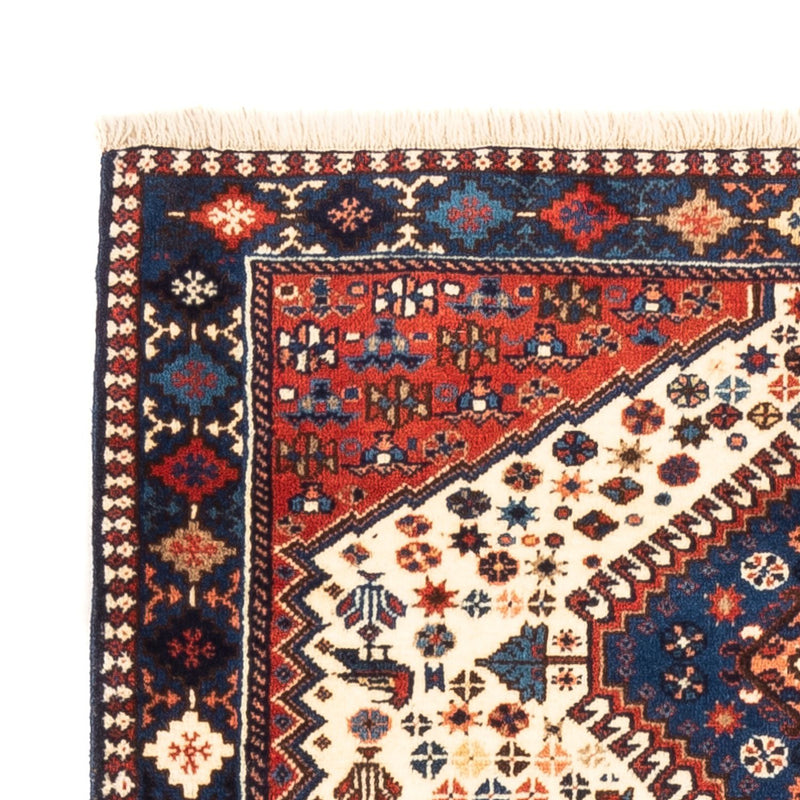 Perski dywan - Nomadyczny - 128 x 85 cm - kremowy