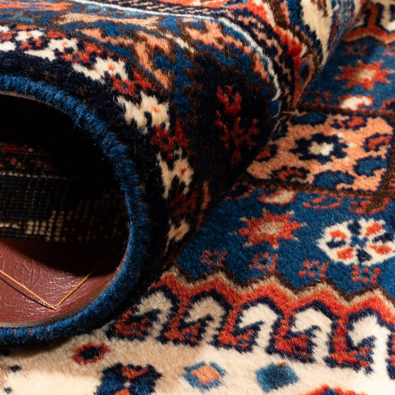 Perski dywan - Nomadyczny - 128 x 85 cm - kremowy