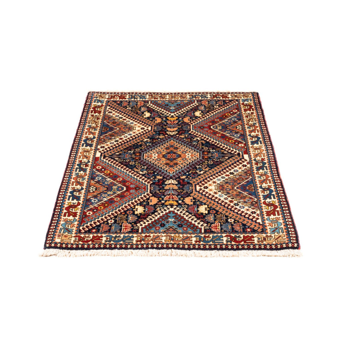 Perski dywan - Nomadyczny - 128 x 85 cm - ciemnoniebieski