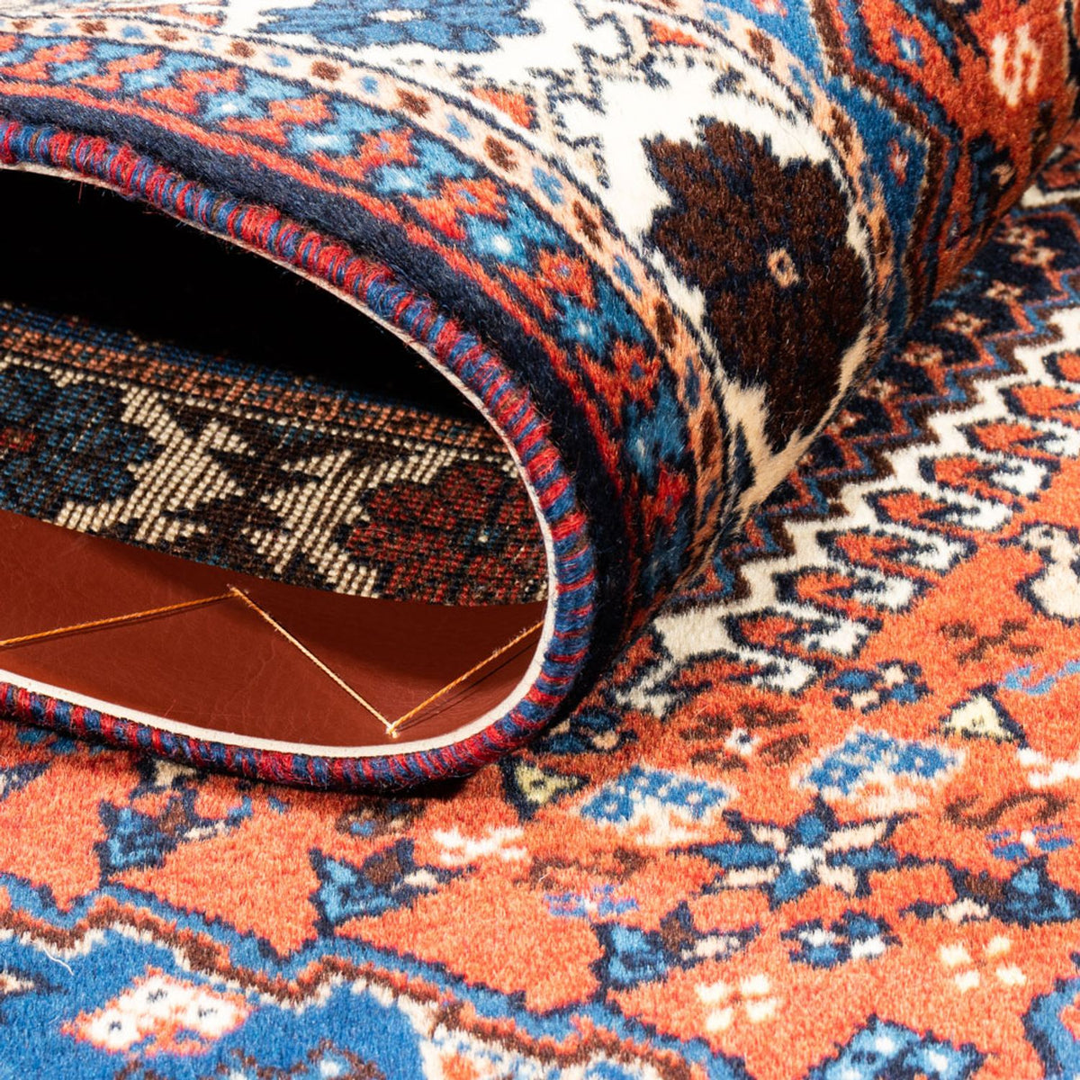 Perski dywan - Nomadyczny - 130 x 80 cm - czerwony