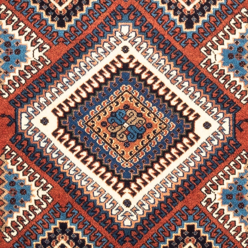 Perski dywan - Nomadyczny - 126 x 80 cm - czerwony