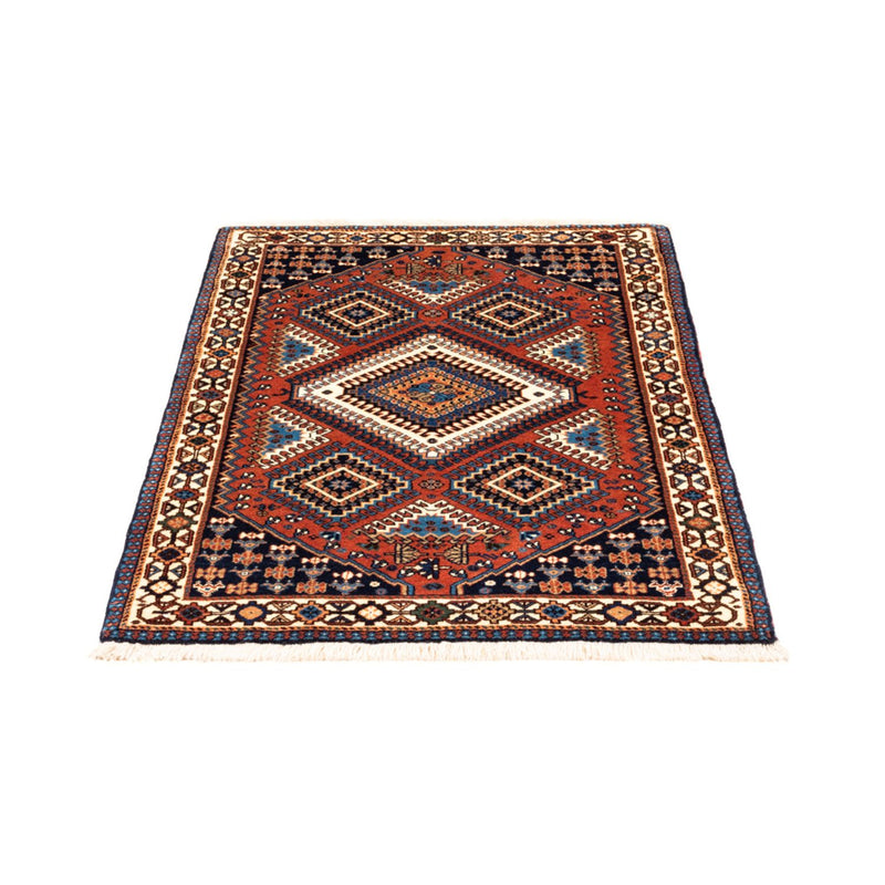 Perski dywan - Nomadyczny - 126 x 80 cm - czerwony