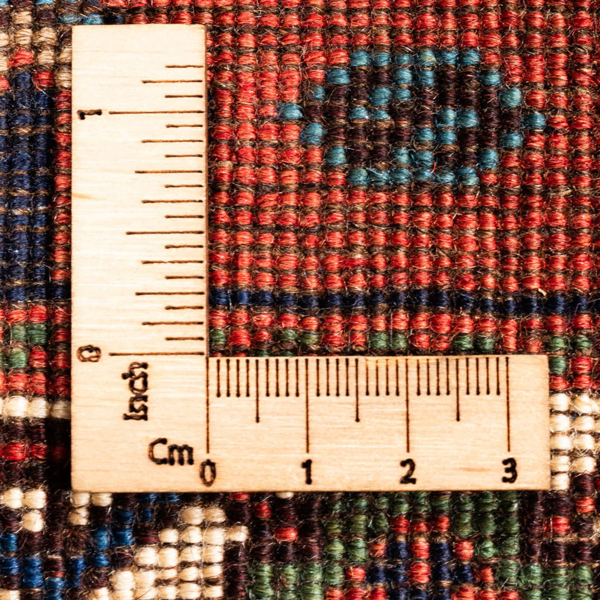 Perski dywan - Nomadyczny - 126 x 80 cm - czerwony