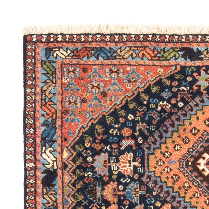 Perski dywan - Nomadyczny - 120 x 81 cm - ciemnoniebieski