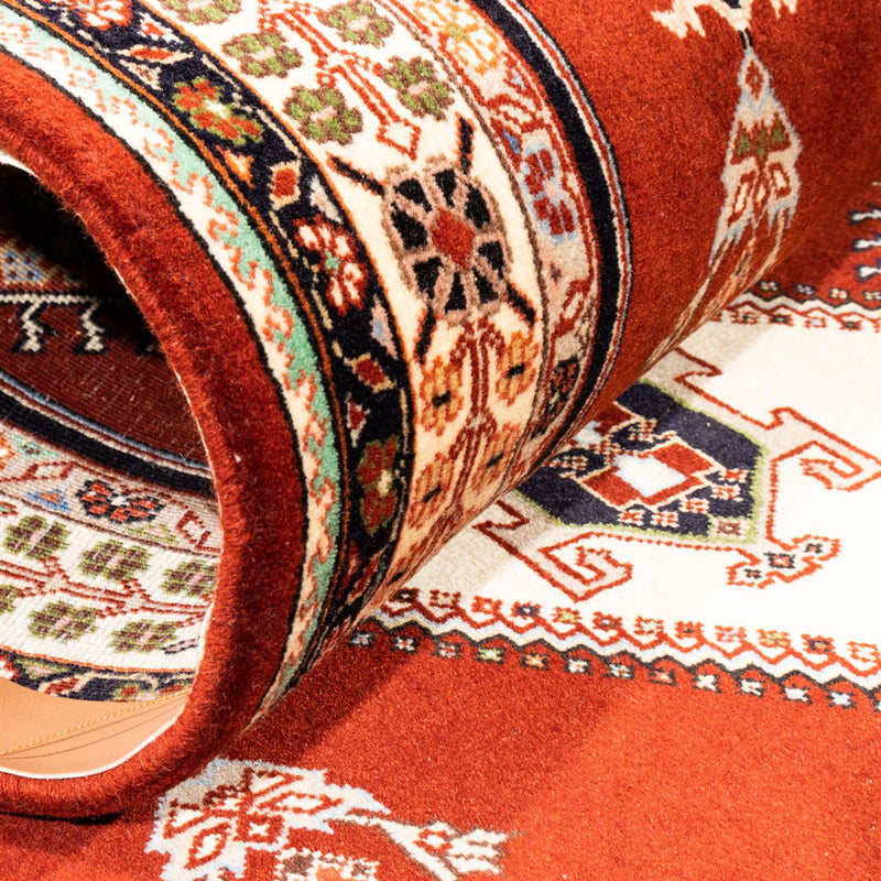 Biegacz Perski dywan - Nomadyczny - 208 x 84 cm - czerwony