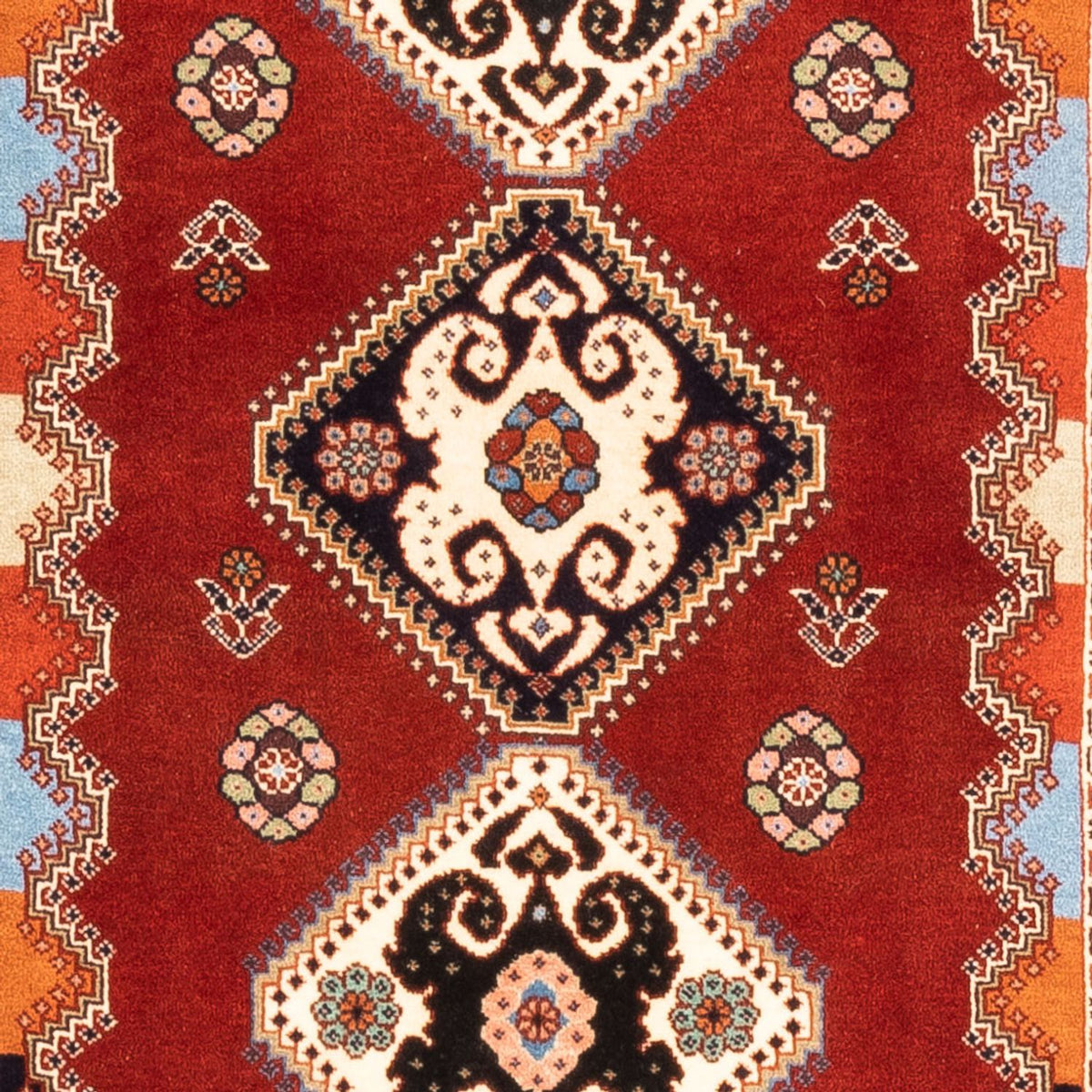 Biegacz Perski dywan - Nomadyczny - 212 x 85 cm - czerwony