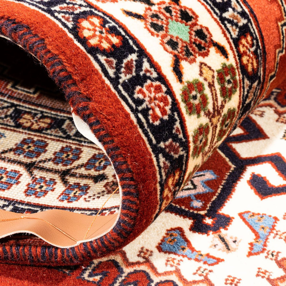 Biegacz Perski dywan - Nomadyczny - 203 x 85 cm - czerwony