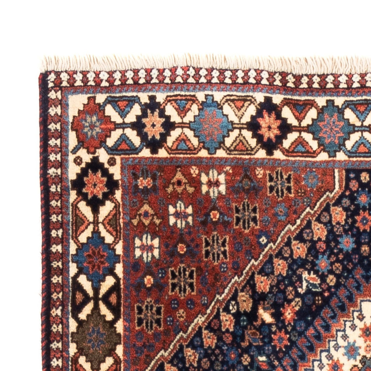 Biegacz Perski dywan - Nomadyczny - 188 x 82 cm - ciemnoniebieski