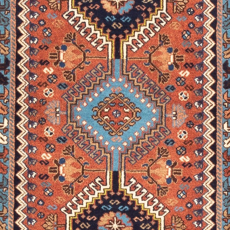 Biegacz Perski dywan - Nomadyczny - 200 x 62 cm - czerwony