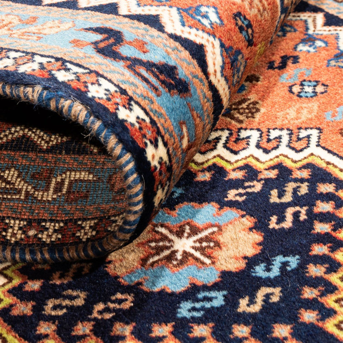 Biegacz Perski dywan - Nomadyczny - 200 x 62 cm - czerwony