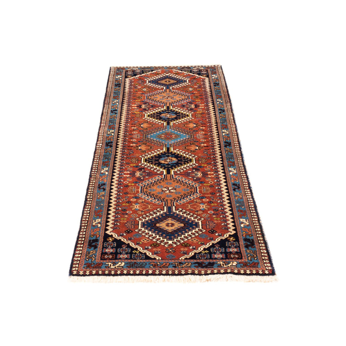 Biegacz Perski dywan - Nomadyczny - 200 x 62 cm - czerwony