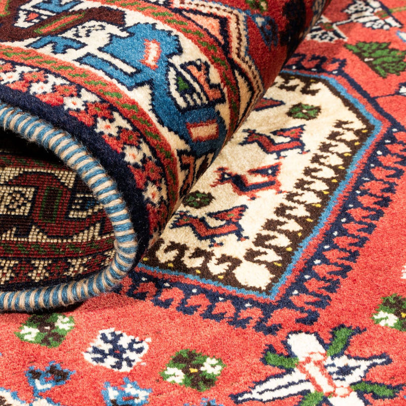 Perski dywan - Nomadyczny - 127 x 80 cm - czerwony