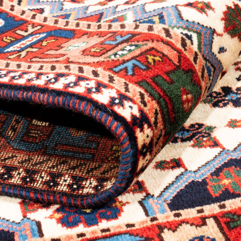 Perski dywan - Nomadyczny - 135 x 80 cm - kremowy