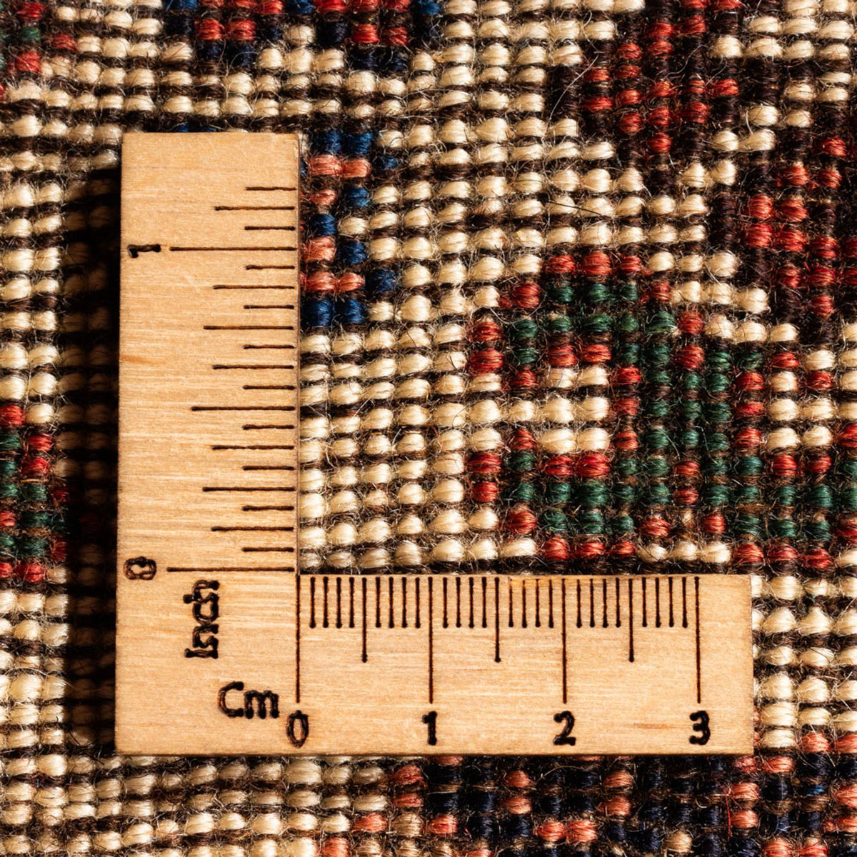 Perski dywan - Nomadyczny - 135 x 80 cm - kremowy