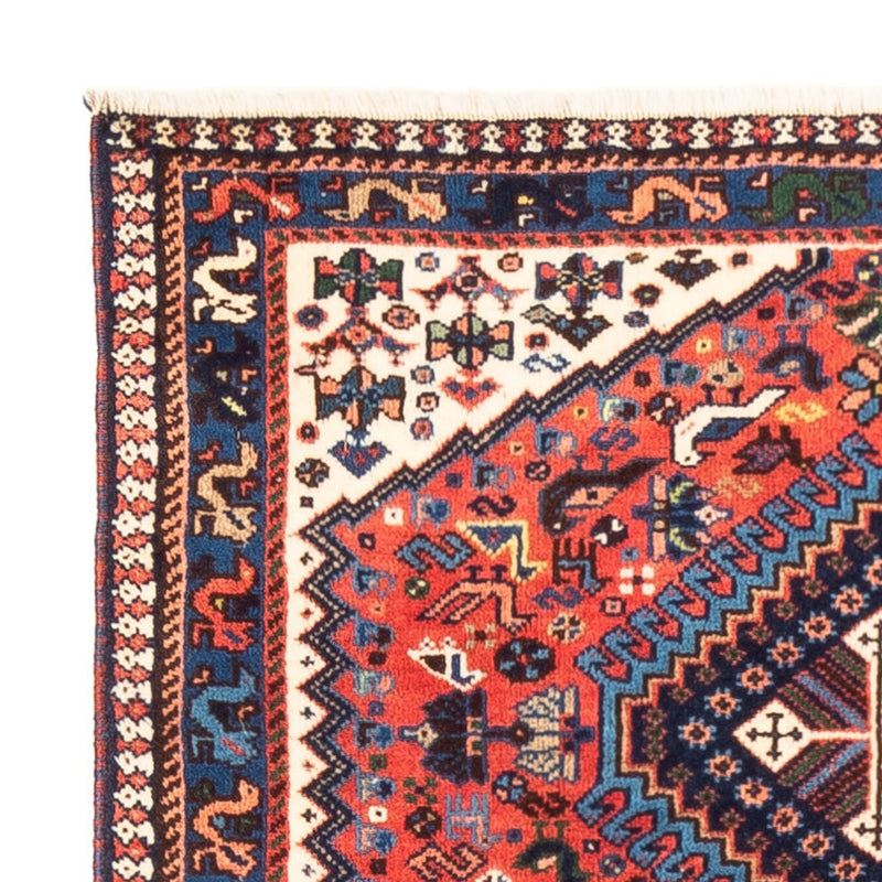 Perski dywan - Nomadyczny - 124 x 80 cm - czerwony