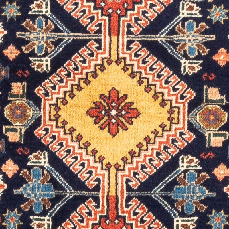 Perski dywan - Nomadyczny - 120 x 84 cm - ciemnoniebieski