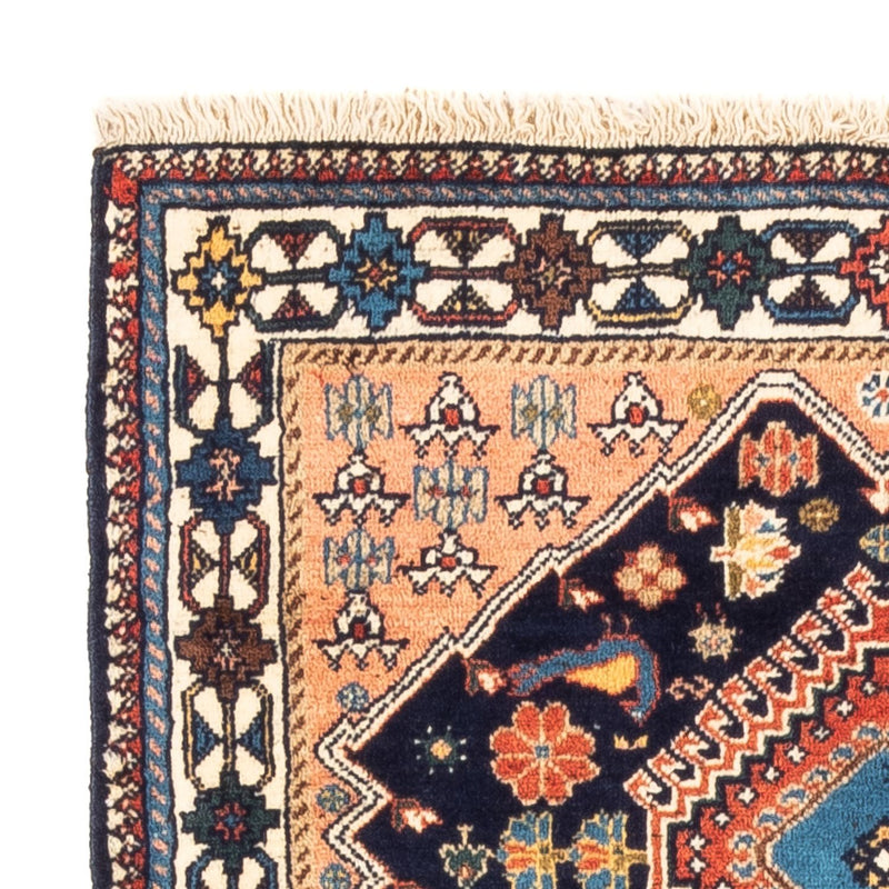 Perski dywan - Nomadyczny - 120 x 84 cm - ciemnoniebieski