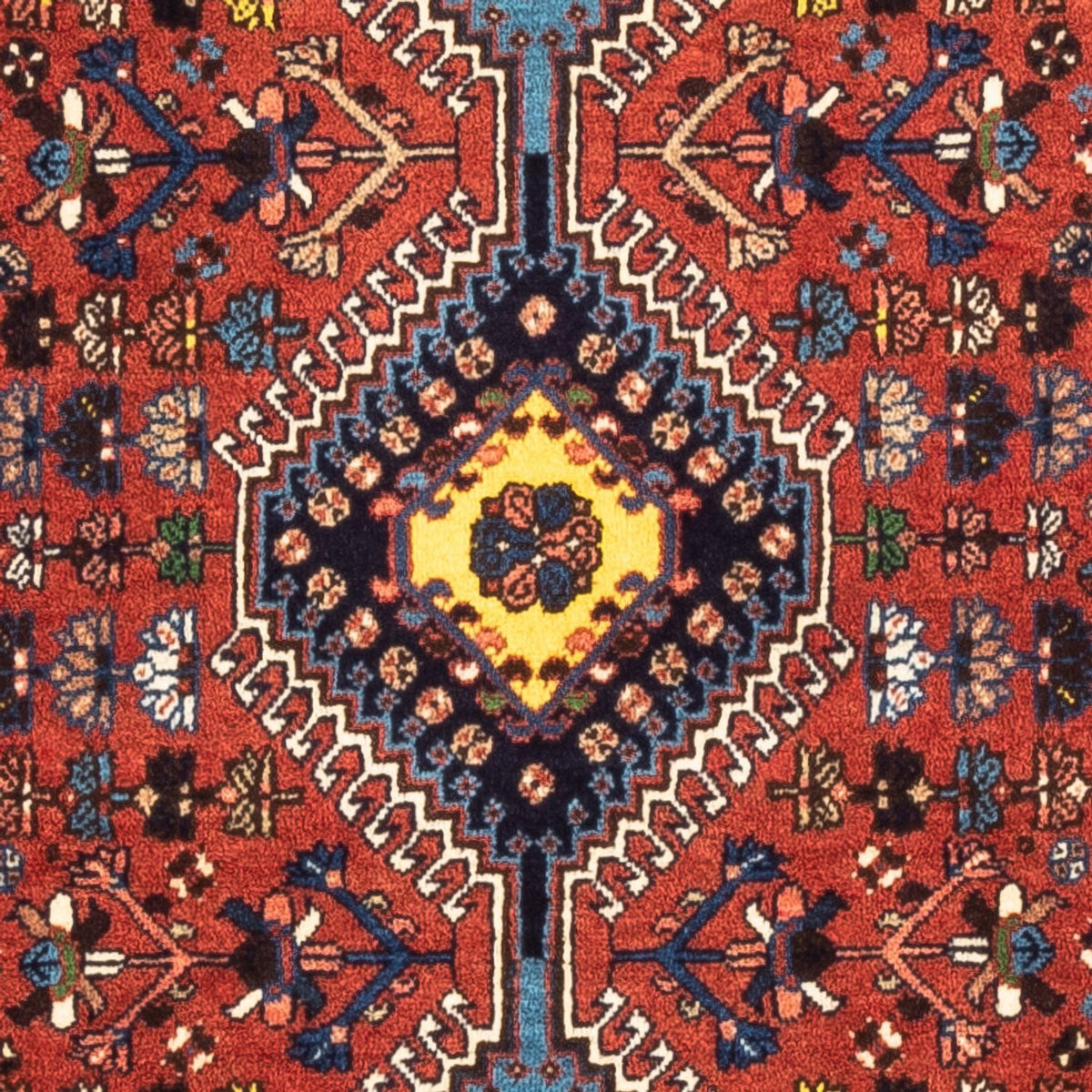 Perski dywan - Nomadyczny - 130 x 80 cm - czerwony