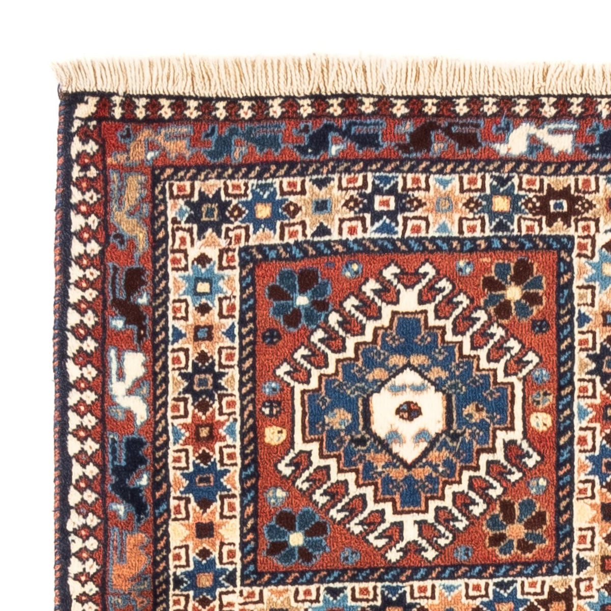 Perski dywan - Nomadyczny - 132 x 82 cm - wielokolorowy