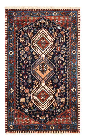 Perski dywan - Nomadyczny - 132 x 80 cm - ciemnoniebieski