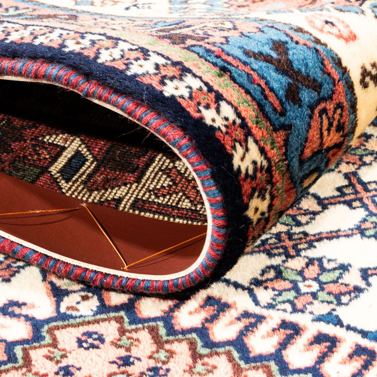 Perski dywan - Nomadyczny - 130 x 83 cm - kremowy