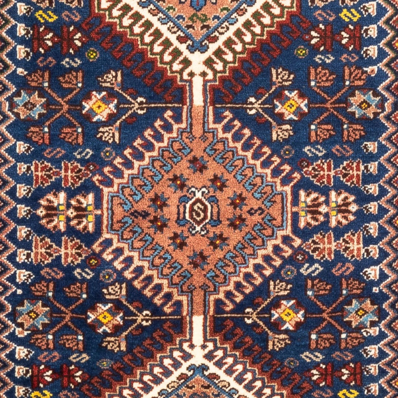 Perski dywan - Nomadyczny - 133 x 82 cm - ciemnoniebieski