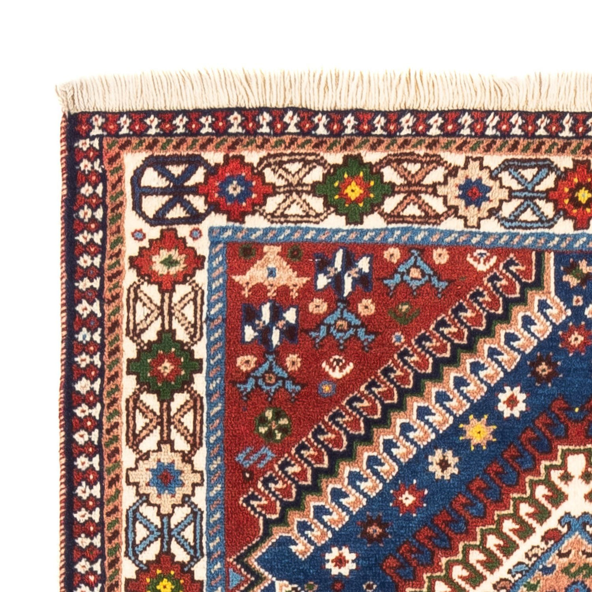 Perski dywan - Nomadyczny - 133 x 82 cm - ciemnoniebieski