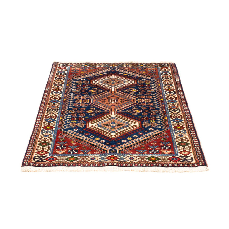 Perski dywan - Nomadyczny - 133 x 82 cm - ciemnoniebieski