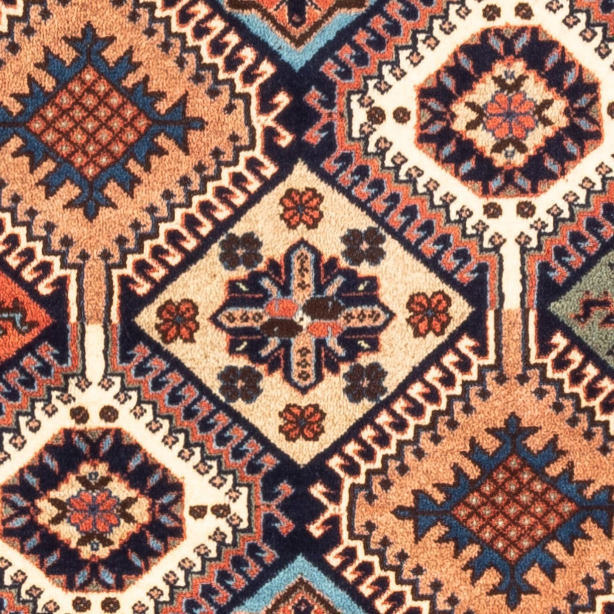 Perski dywan - Nomadyczny - 126 x 80 cm - wielokolorowy