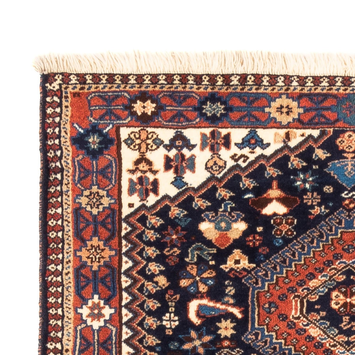 Perski dywan - Nomadyczny - 125 x 83 cm - ciemnoniebieski