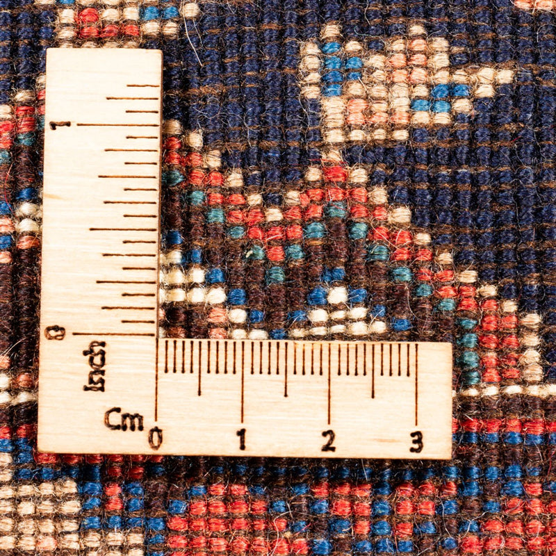 Perski dywan - Nomadyczny - 125 x 83 cm - ciemnoniebieski