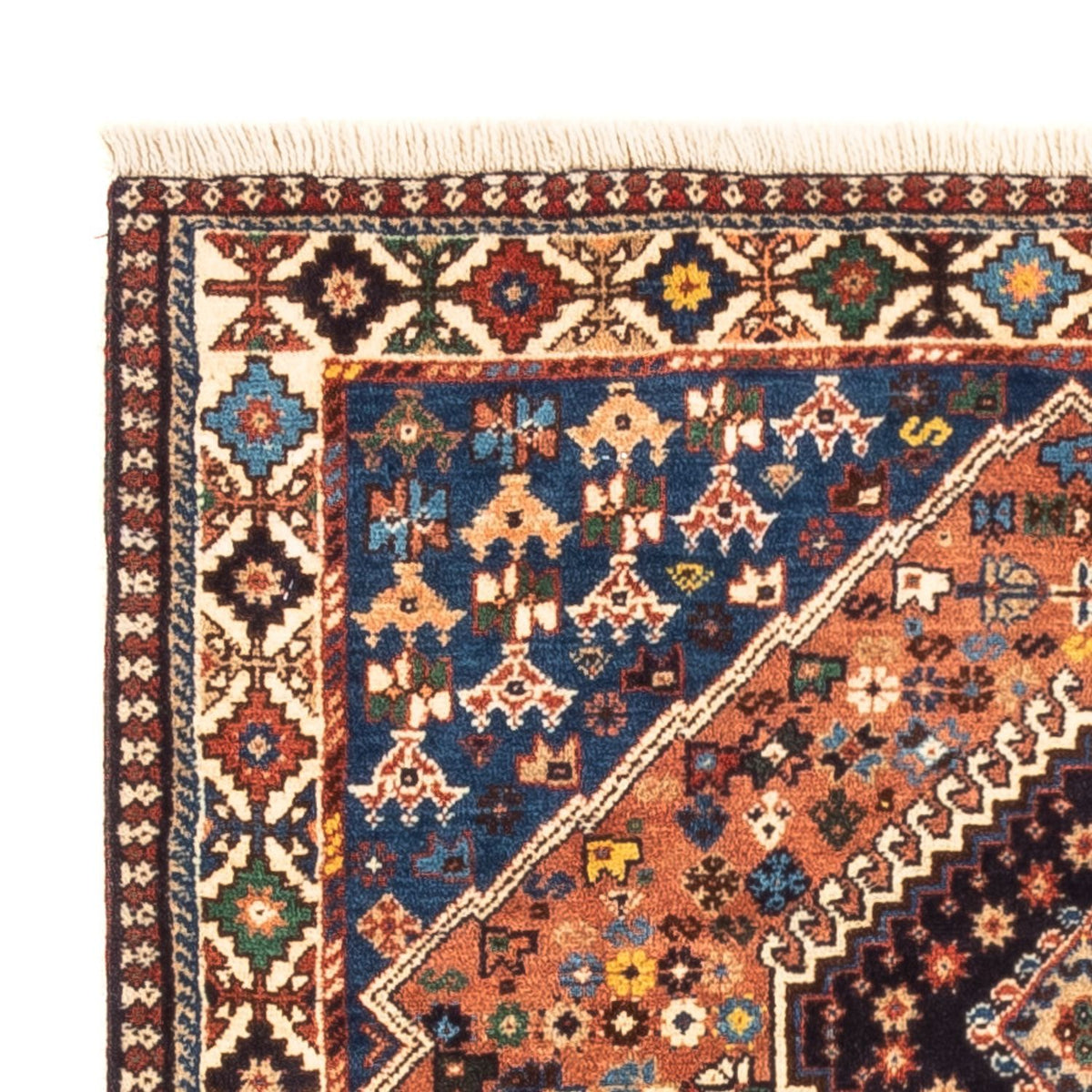 Perski dywan - Nomadyczny - 127 x 84 cm - czerwony