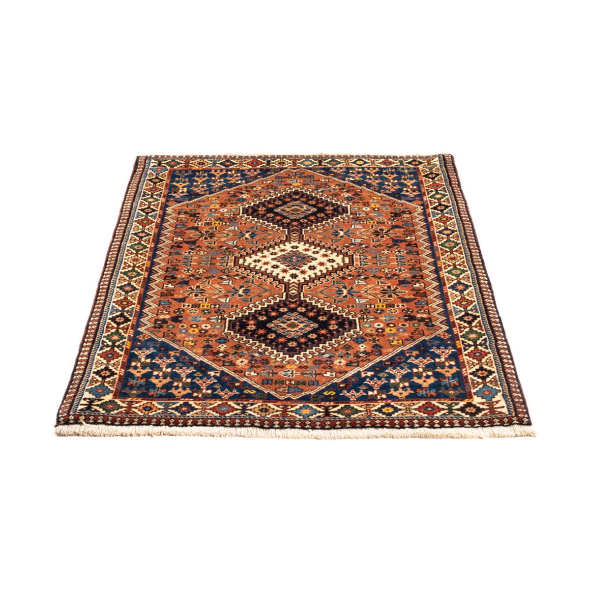 Perski dywan - Nomadyczny - 127 x 84 cm - czerwony