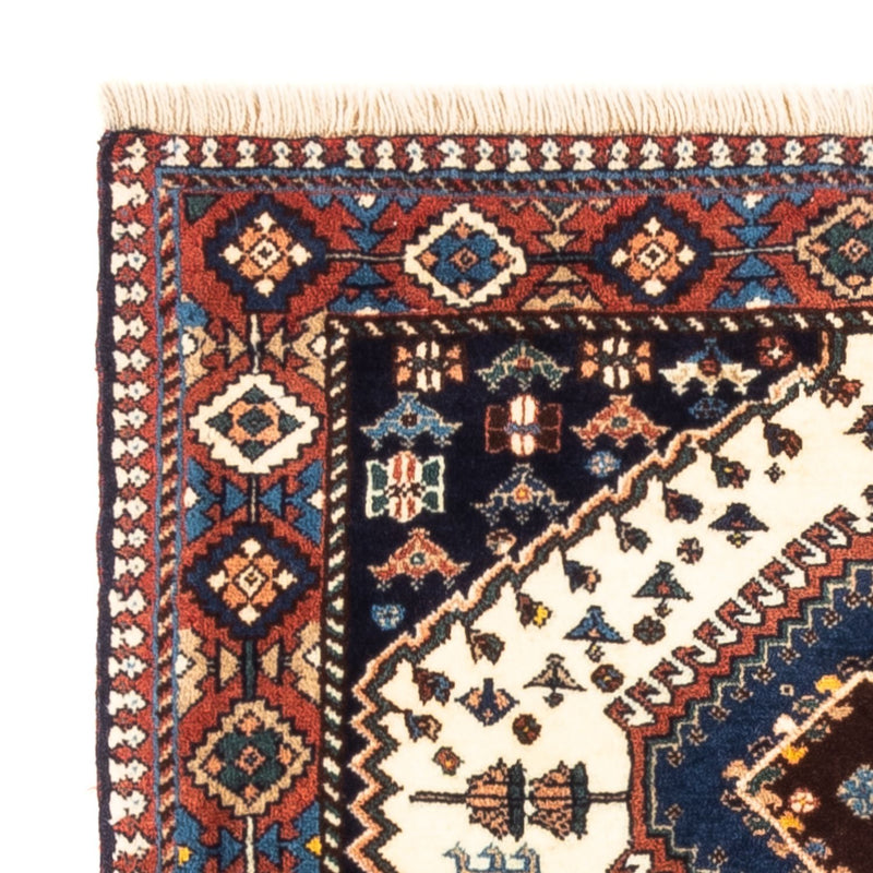 Perski dywan - Nomadyczny - 130 x 80 cm - kremowy