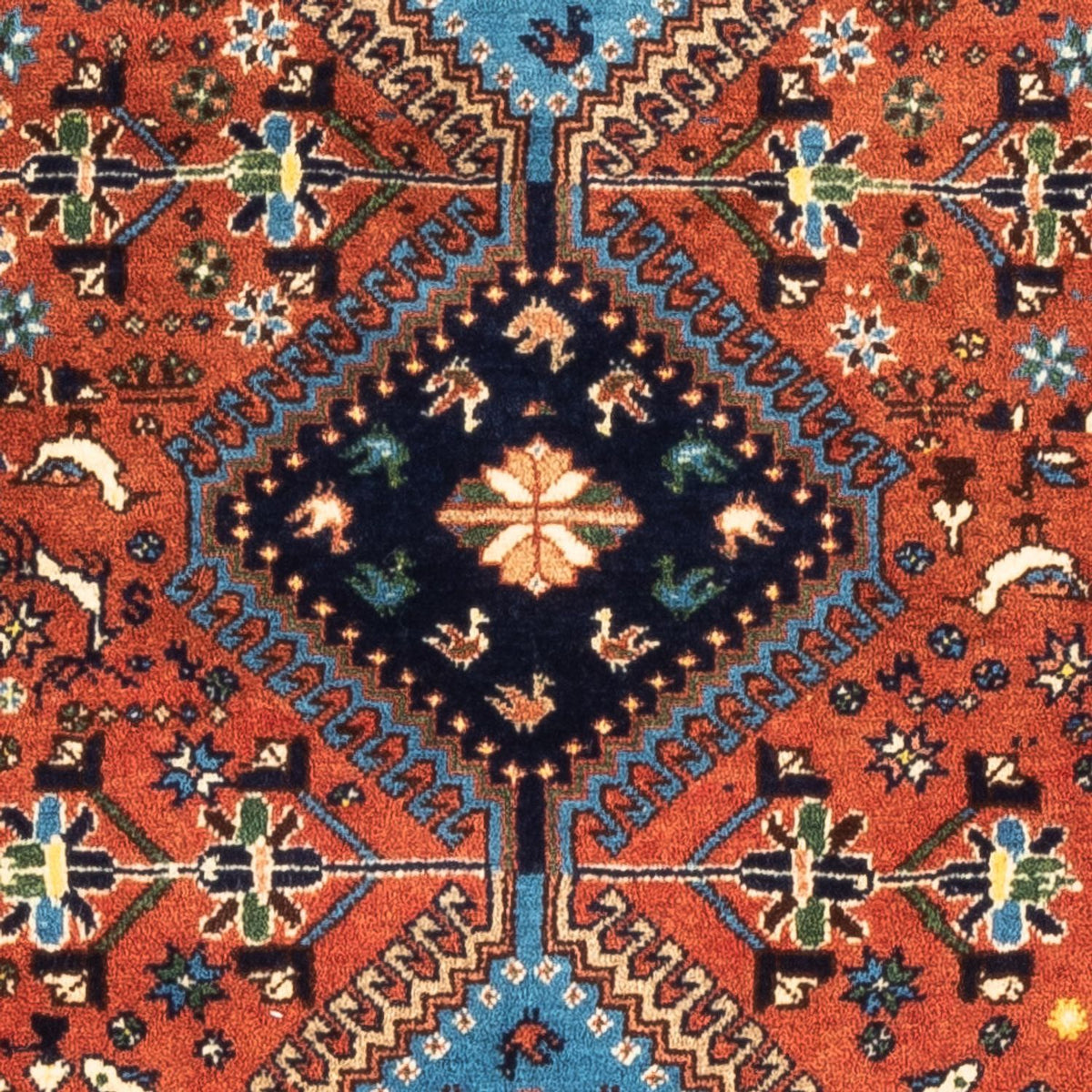 Perski dywan - Nomadyczny - 123 x 84 cm - czerwony