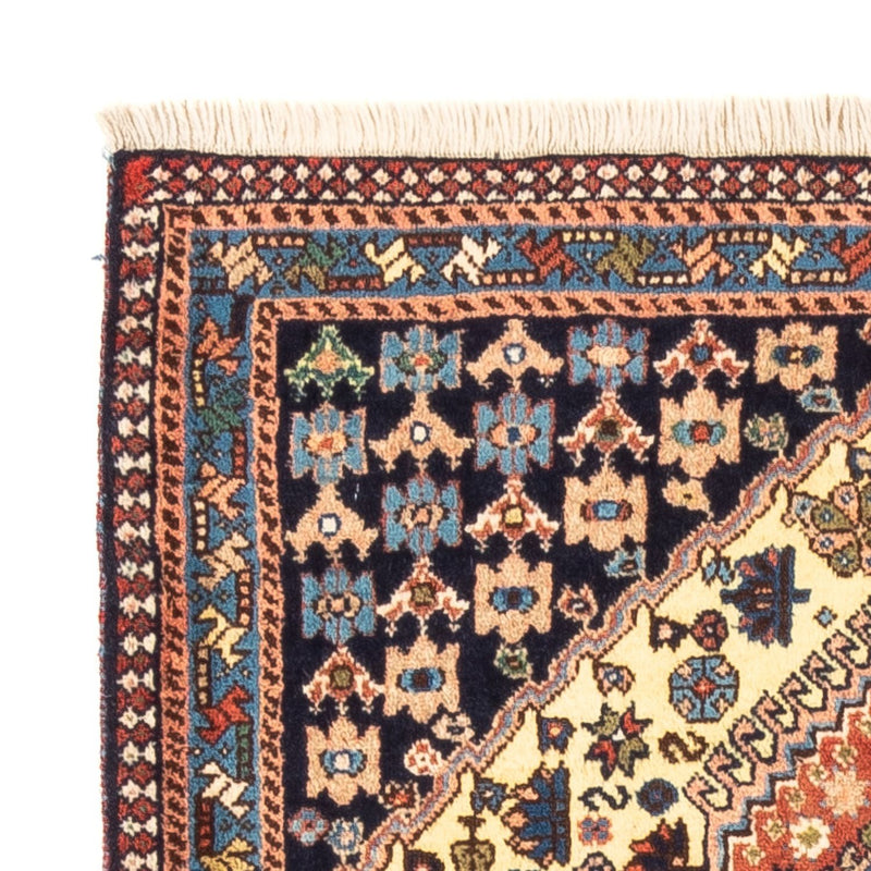 Perski dywan - Nomadyczny - 130 x 85 cm - żółty