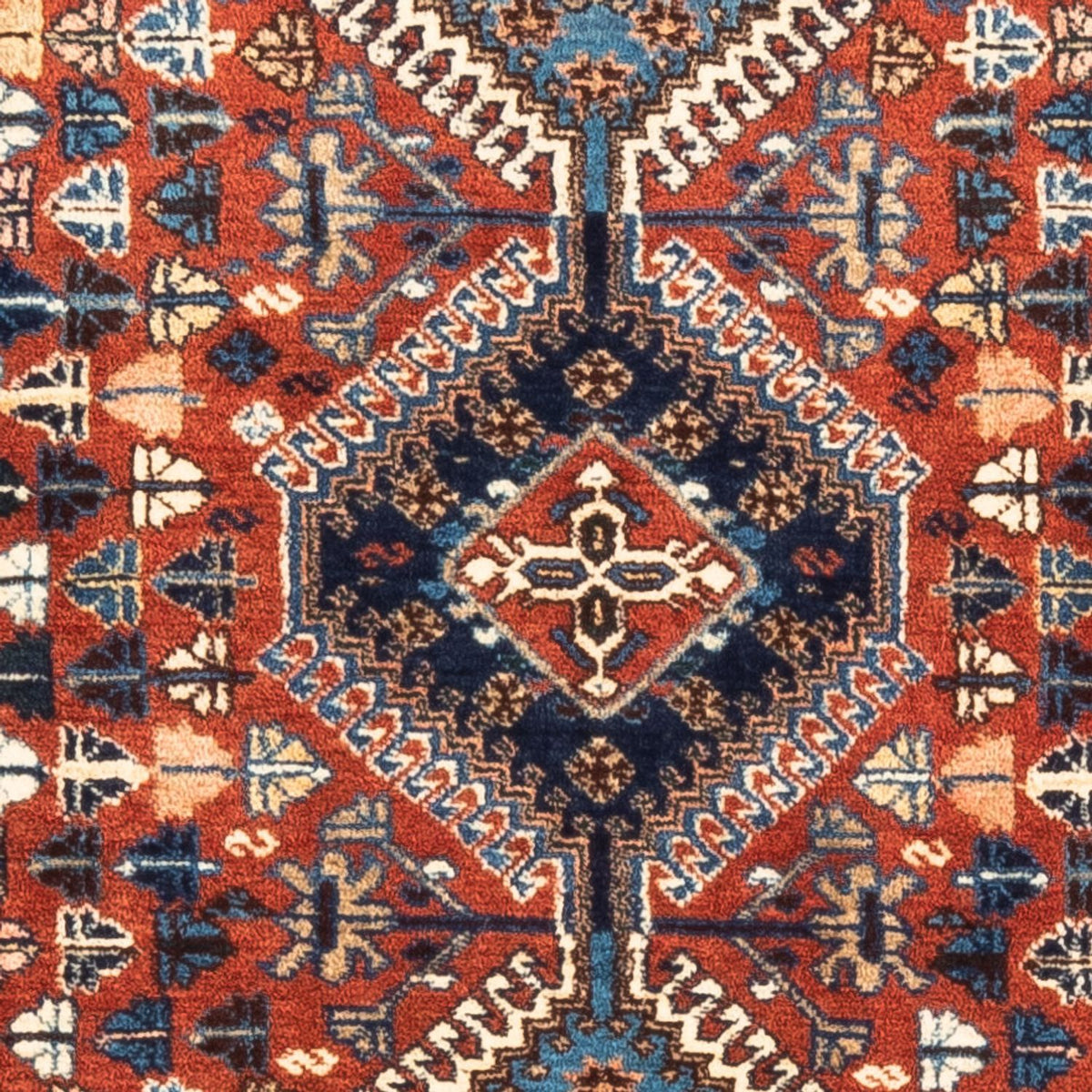 Perski dywan - Nomadyczny - 130 x 83 cm - czerwony