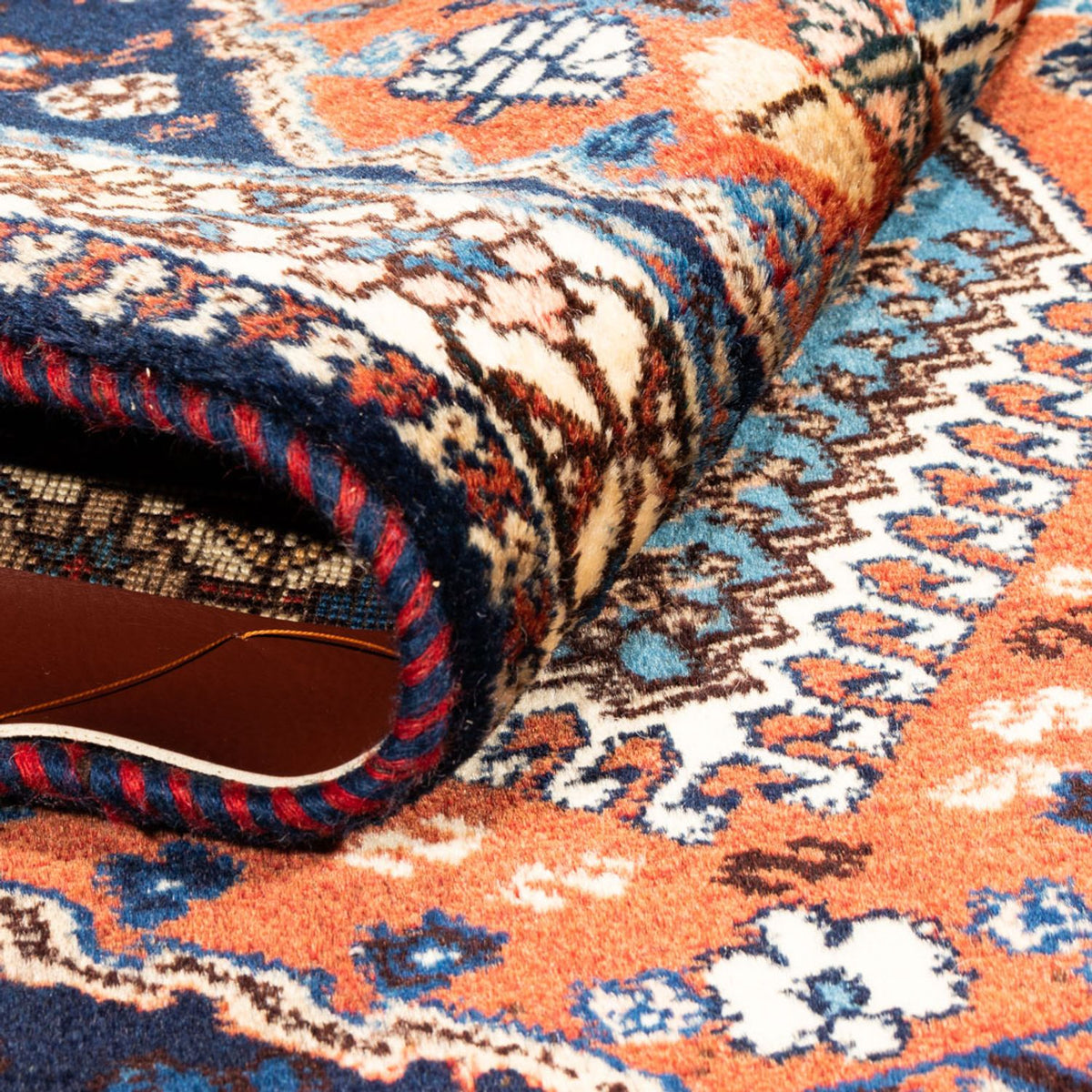 Perski dywan - Nomadyczny - 130 x 83 cm - czerwony