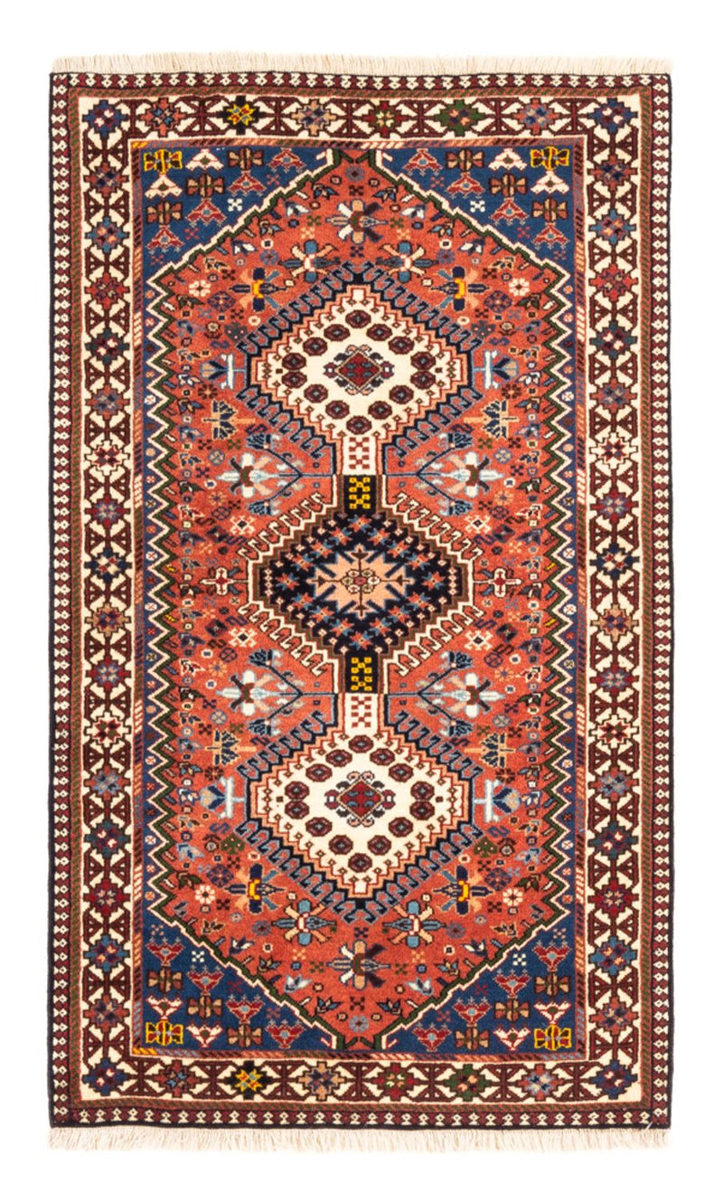 Perski dywan - Nomadyczny - 133 x 82 cm - czerwony