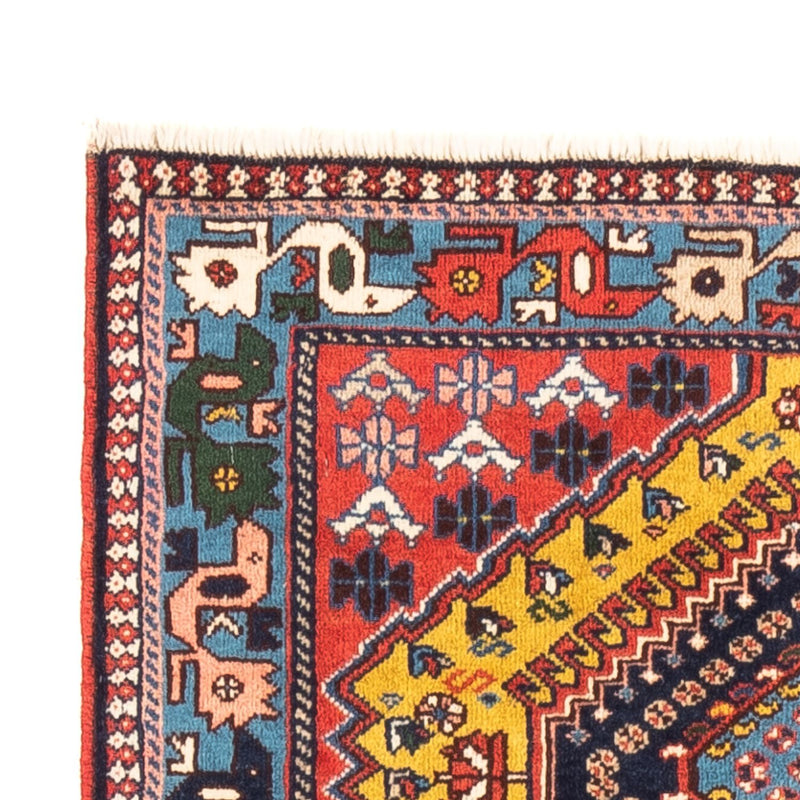 Perski dywan - Nomadyczny - 127 x 80 cm - żółty