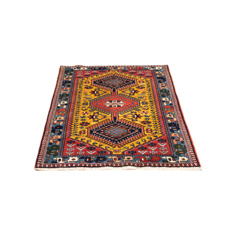 Perski dywan - Nomadyczny - 127 x 80 cm - żółty