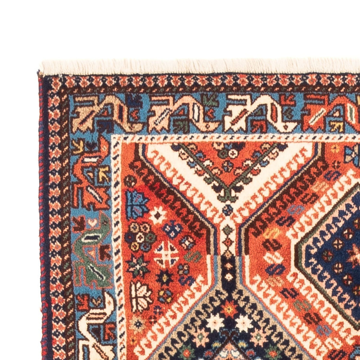 Perski dywan - Nomadyczny - 128 x 77 cm - czerwony