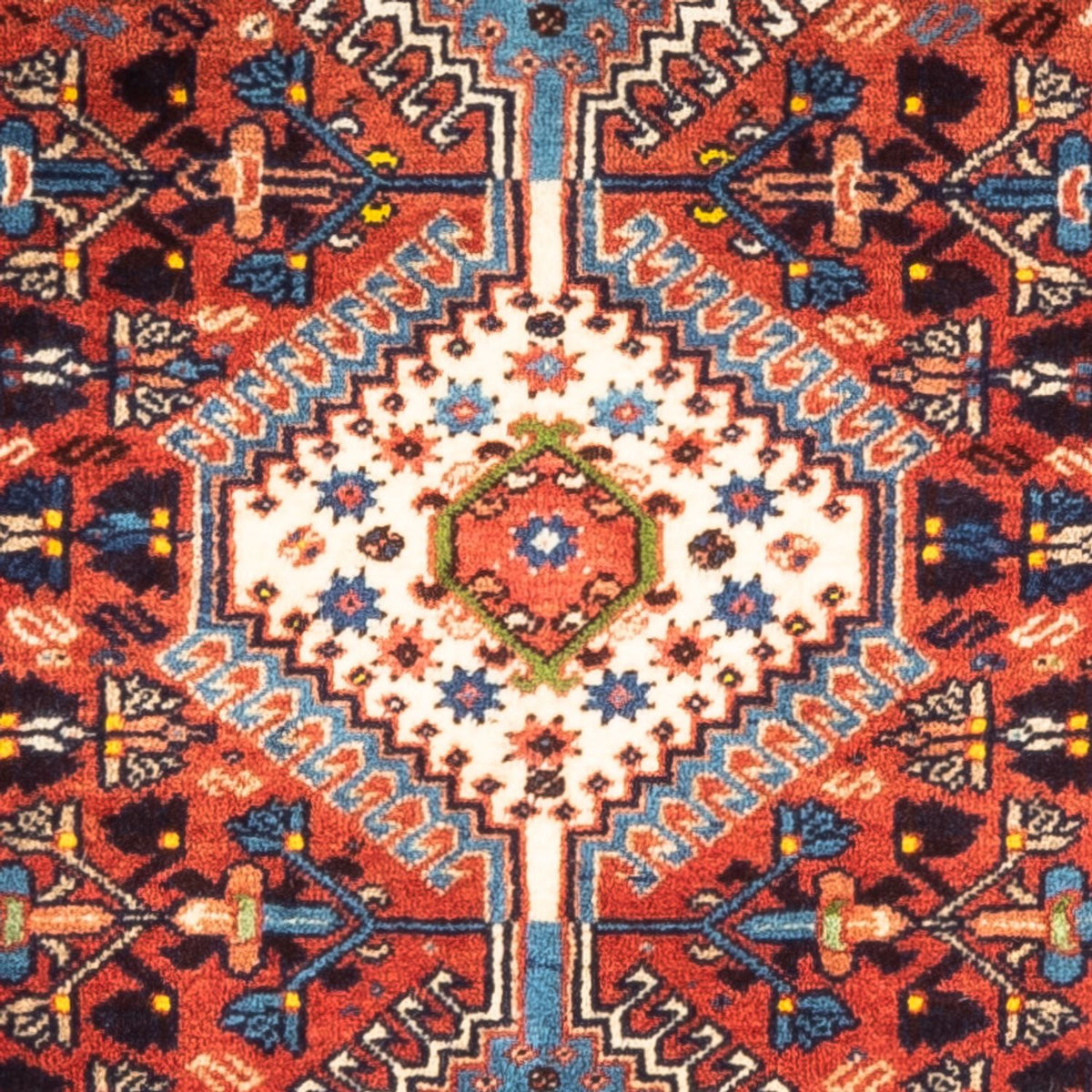 Perski dywan - Nomadyczny - 125 x 81 cm - czerwony