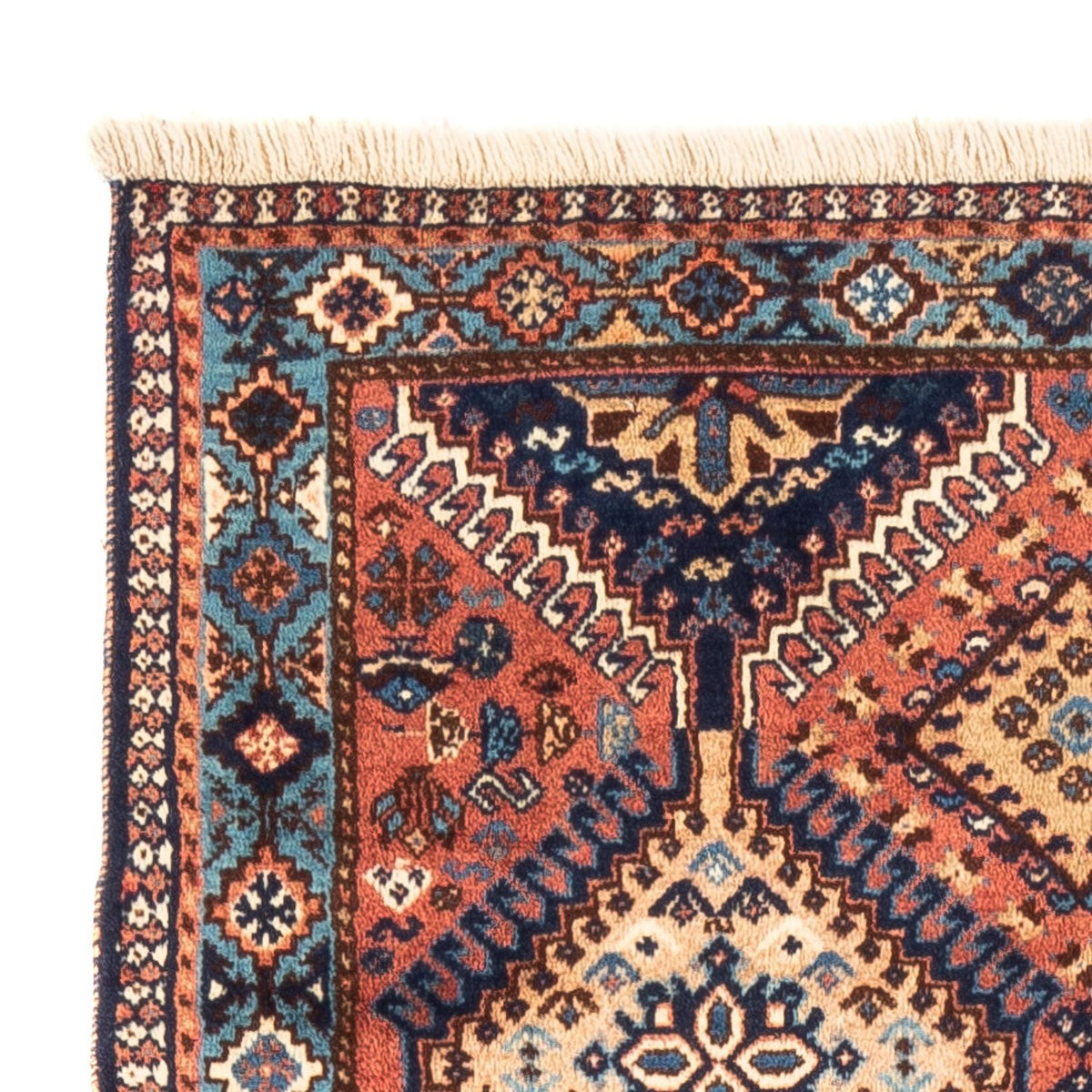 Perski dywan - Nomadyczny - 130 x 82 cm - czerwony