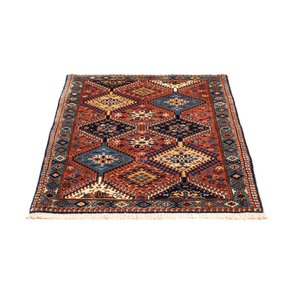 Perski dywan - Nomadyczny - 130 x 82 cm - czerwony