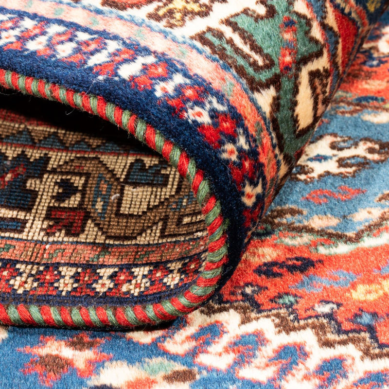 Perski dywan - Nomadyczny - 120 x 83 cm - ciemnoniebieski