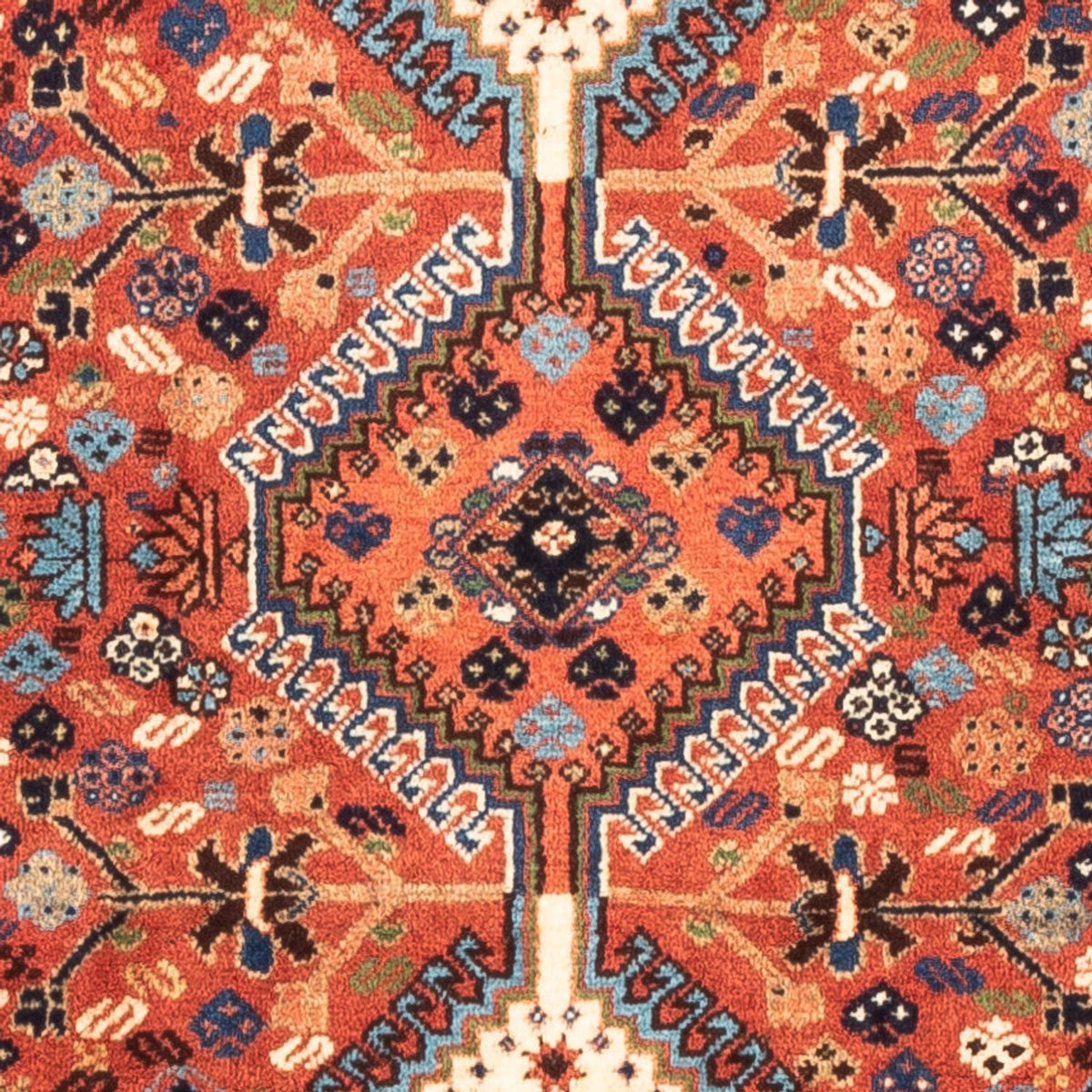 Perski dywan - Nomadyczny - 130 x 82 cm - czerwony